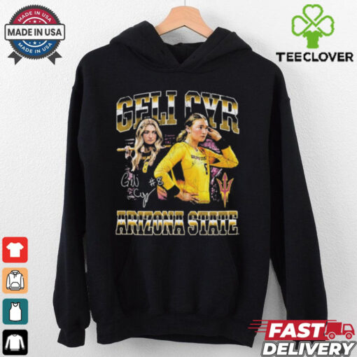 Official Angelique Cyr Arizona State Sun Devils Signature 90s Vintage Players Graphic t shirt