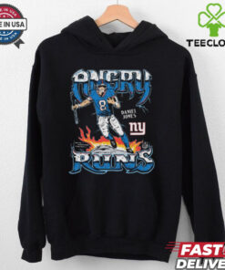 Official Angry Runs 2024 New York Giants Daniel Jones NFL t shirt