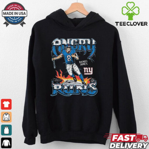 Official Angry Runs 2024 New York Giants Daniel Jones NFL t shirt