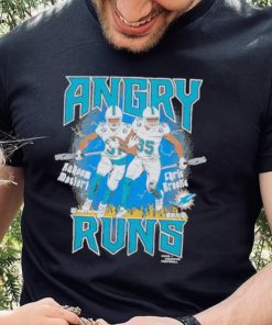 Official Angry Runs Dolphins Mostert And Brooks 2023 NFL Season Shirt