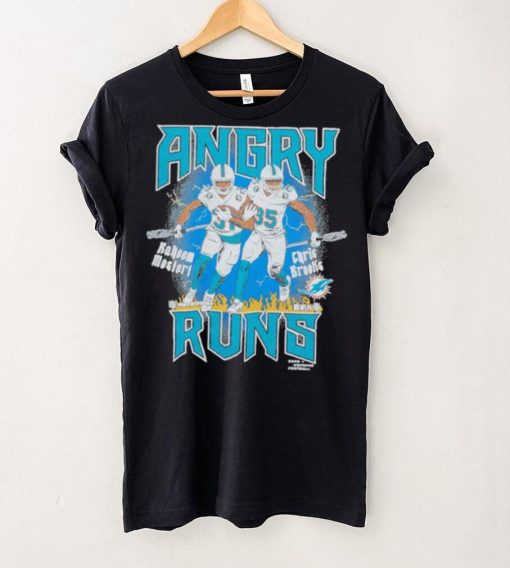 Official Angry Runs Dolphins Mostert And Brooks 2023 NFL Season Shirt