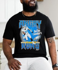 Official Angry Runs Eagles Dallas Goedert Good Morning Football T Shirt