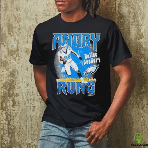 Official Angry Runs Eagles Dallas Goedert Good Morning Football T Shirt