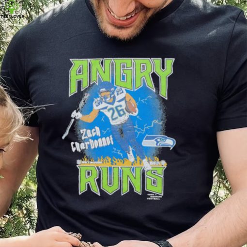 Official Angry Runs Seahawks Zach Charbonnet 2023 NFL Season Shirt