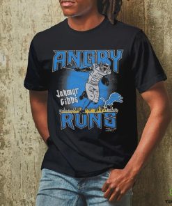 Official Angry Runs T Shirt Angry Runs Lions Jahmyr Gibbs Shirt Angry Runs Lions Jahmyr Gibbs shirt