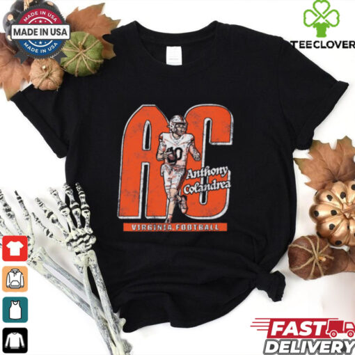 Official Anthony Colandrea AC Virginia Cavaliers Football 90s Graphic t shirt