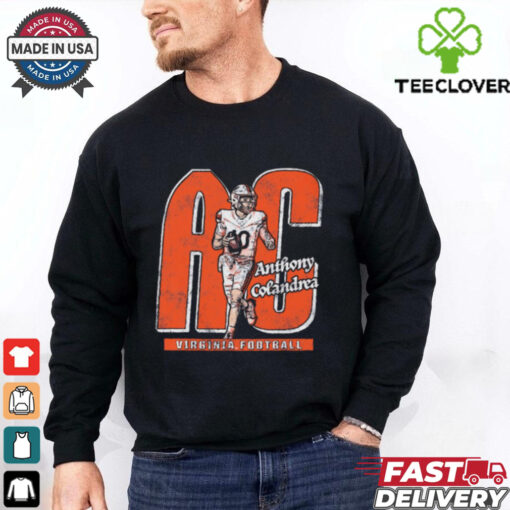 Official Anthony Colandrea AC Virginia Cavaliers Football 90s Graphic t shirt