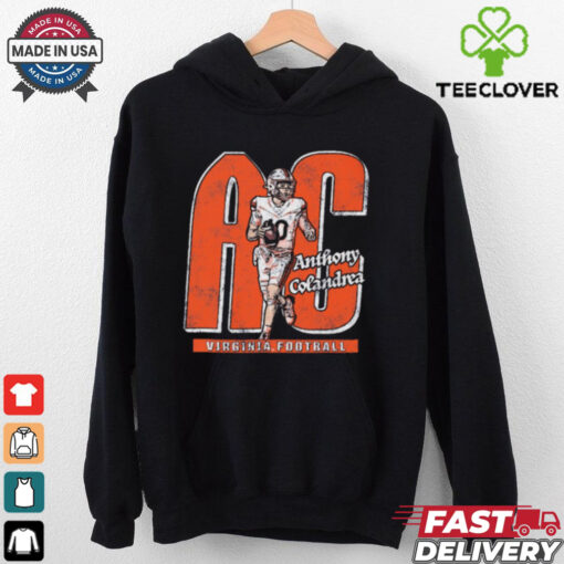 Official Anthony Colandrea AC Virginia Cavaliers Football 90s Graphic t shirt