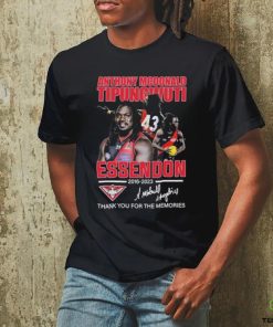 Official Anthony Mcdonald Tipungwuti Essendon 2016 – 2023 Thank You For The Memories Signature T Shirt