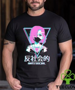 Official Antisocial Vaporwave Anime Girl Japanese Aesthetic Shirt 1 Official Antisocial Vaporwave Anime Girl Japanese Aesthetic Shirt