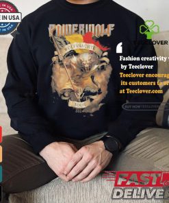 Official Antwerp Powerwolf Wolfsnächte Tour 2024 shirt