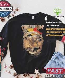 Official Antwerp Powerwolf Wolfsnächte Tour 2024 shirt