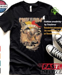 Official Antwerp Powerwolf Wolfsnächte Tour 2024 shirt