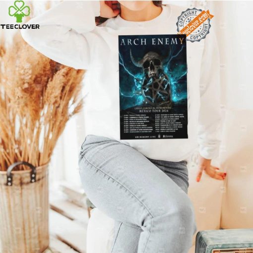 Official Arch Enemy Mexico Tour November & December 2024 Poster Shirt
