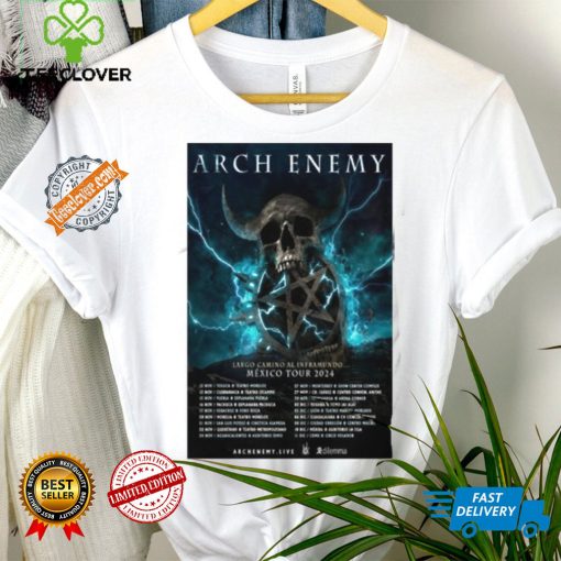Official Arch Enemy Mexico Tour November & December 2024 Poster Shirt