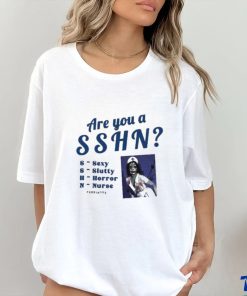 Official Are You A Sshn Sexy Slutty Horror Nurse Russia Fox T Shirt