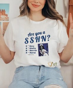 Official Are You A Sshn Sexy Slutty Horror Nurse Russia Fox T Shirt