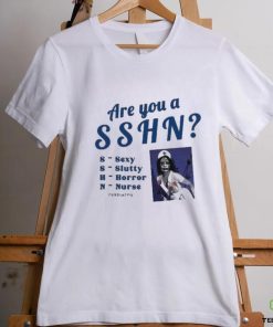 Official Are You A Sshn Sexy Slutty Horror Nurse Russia Fox T Shirt