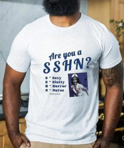 Official Are You A Sshn Sexy Slutty Horror Nurse Russia Fox T Shirt