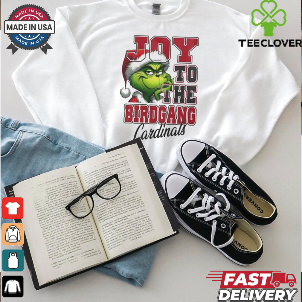 Official Arizona Cardinals Joy To The Birdgang Cardinals Grinch Christmas Shirt Official Arizona Cardinals Joy To The Birdgang Cardinals Grinch Christmas Shirt
