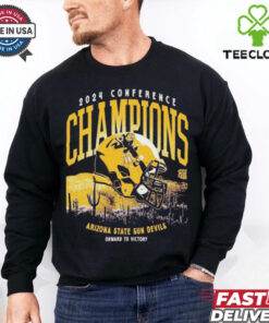 Official Arizona State Sun Devils Onward To Victory 2024 Conference Champions Shirt