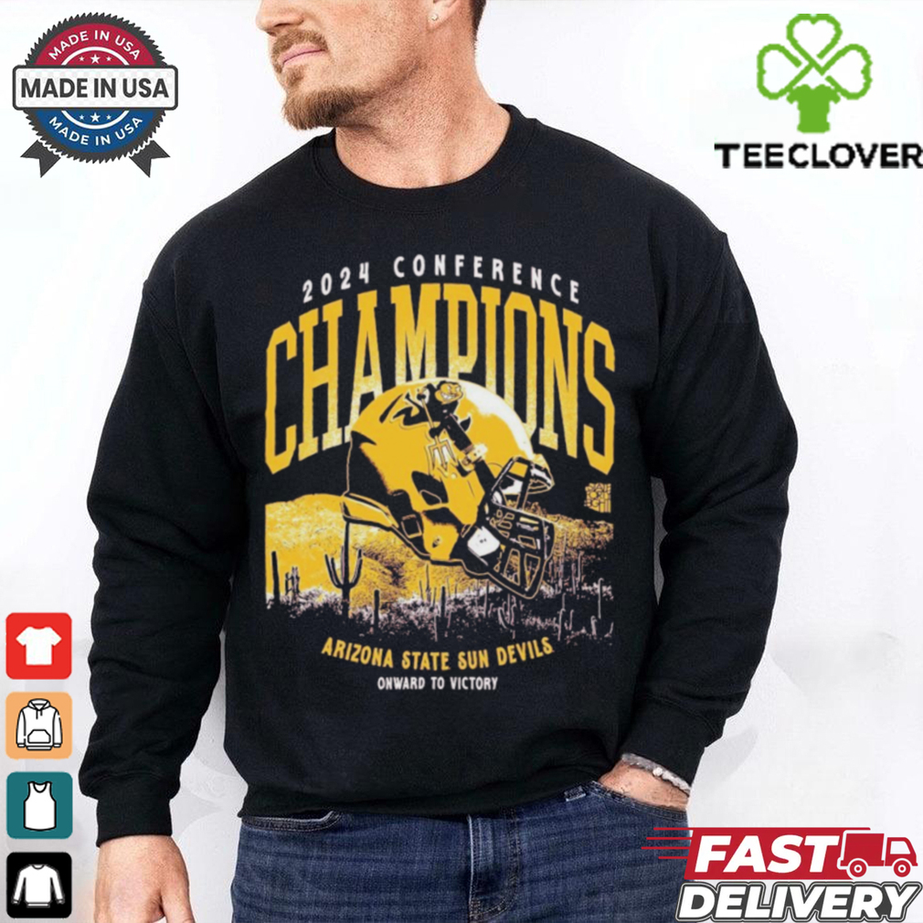 Official Arizona State Sun Devils Onward To Victory 2024 Conference Champions Shirt Official Arizona State Sun Devils Onward To Victory 2024 Conference Champions Shirt