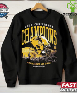 Official Arizona State Sun Devils Onward To Victory 2024 Conference Champions Shirt