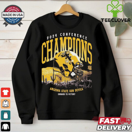 Official Arizona State Sun Devils Onward To Victory 2024 Conference Champions Shirt