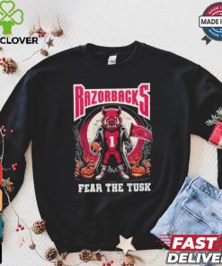 Official Arkansas Razorbacks Fear The Tusk Halloween Shirt