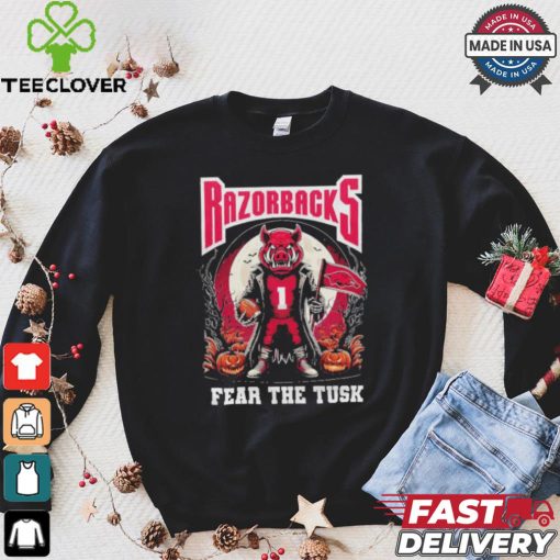 Official Arkansas Razorbacks Fear The Tusk Halloween Shirt