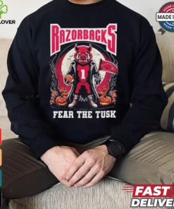 Official Arkansas Razorbacks Fear The Tusk Halloween Shirt