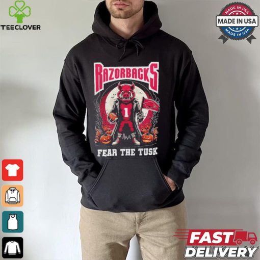 Official Arkansas Razorbacks Fear The Tusk Halloween Shirt