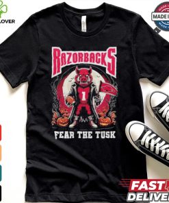 Official Arkansas Razorbacks Fear The Tusk Halloween Shirt