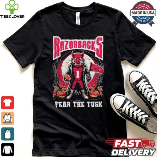 Official Arkansas Razorbacks Fear The Tusk Halloween Shirt