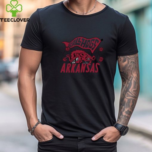 Official Arkansas Razorbacks Grey Merch T Shirt