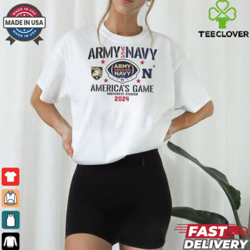 Official Army Black Knights vs. Navy Midshipmen 2024 America’s Game At Northwest Stadium Shirt