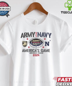 Official Army Black Knights vs. Navy Midshipmen 2024 America’s Game At Northwest Stadium Shirt