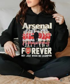 Official Arsenal Forever Not Just When We Champion Signatures Shirt