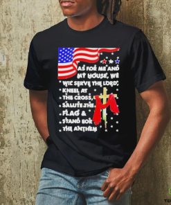 Official As for me and my house we will serve the lord usa flag T hoodie, sweater, longsleeve, shirt v-neck, t-shirt