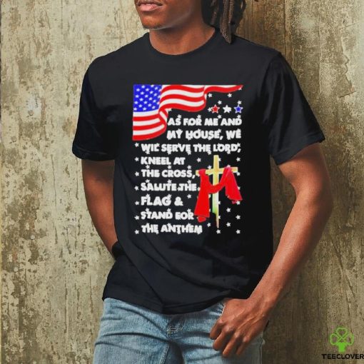 Official As for me and my house we will serve the lord usa flag T hoodie, sweater, longsleeve, shirt v-neck, t-shirt