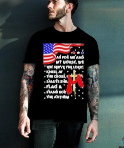 Official As for me and my house we will serve the lord usa flag T hoodie, sweater, longsleeve, shirt v-neck, t-shirt