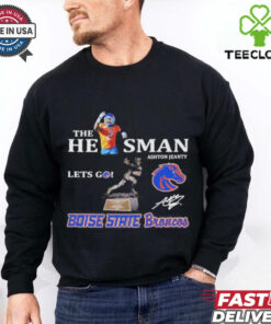Official Ashton Jeanty The Heisman Let’s Go Boise State Broncos Shirt