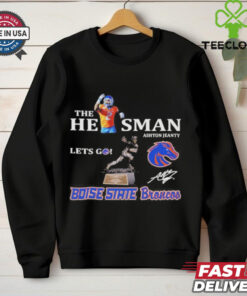 Official Ashton Jeanty The Heisman Let’s Go Boise State Broncos Shirt