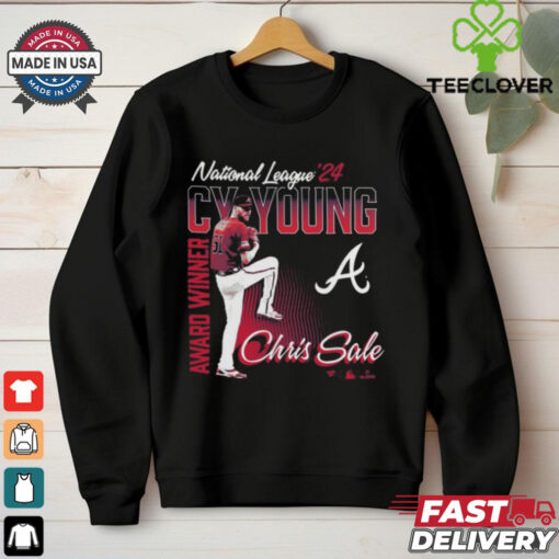 Official Atlanta Braves Chris Sale 2024 National League Cy Young Award Winner Shirt