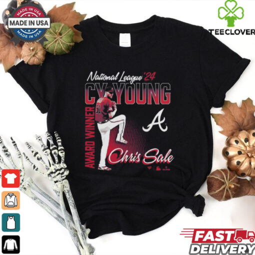Official Atlanta Braves Chris Sale 2024 National League Cy Young Award Winner Shirt