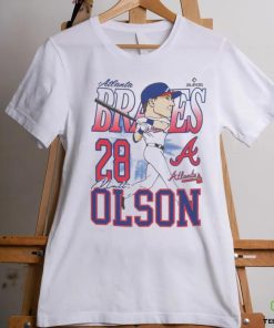 Official Atlanta Braves Matt Olson Caricature Baseball Shirt