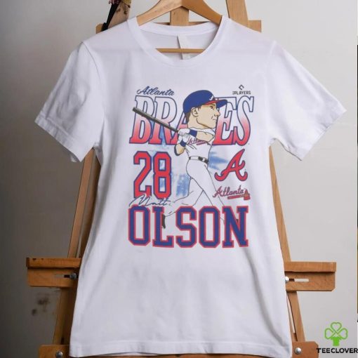 Official Atlanta Braves Matt Olson Caricature Baseball Shirt