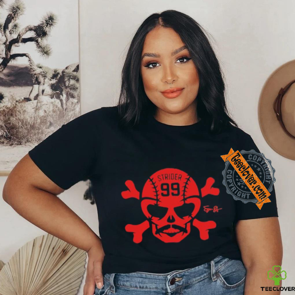 Official Atlanta Braves Max Fried Spencer Strider 99 skull signature shirt Official Atlanta Braves Max Fried Spencer Strider 99 skull signature shirt