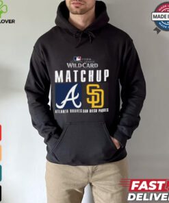 Official Atlanta Braves vs. San Diego Padres 2024 MLB NL Wild Card Matchup T Shirt