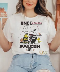 Official Atlanta Falcons And Charlie Brown Once A Falcons Always A Falcons T shirt